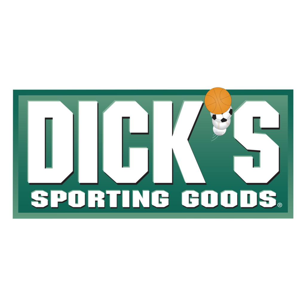 Dick's Sporting Goods green logo with white lettering
