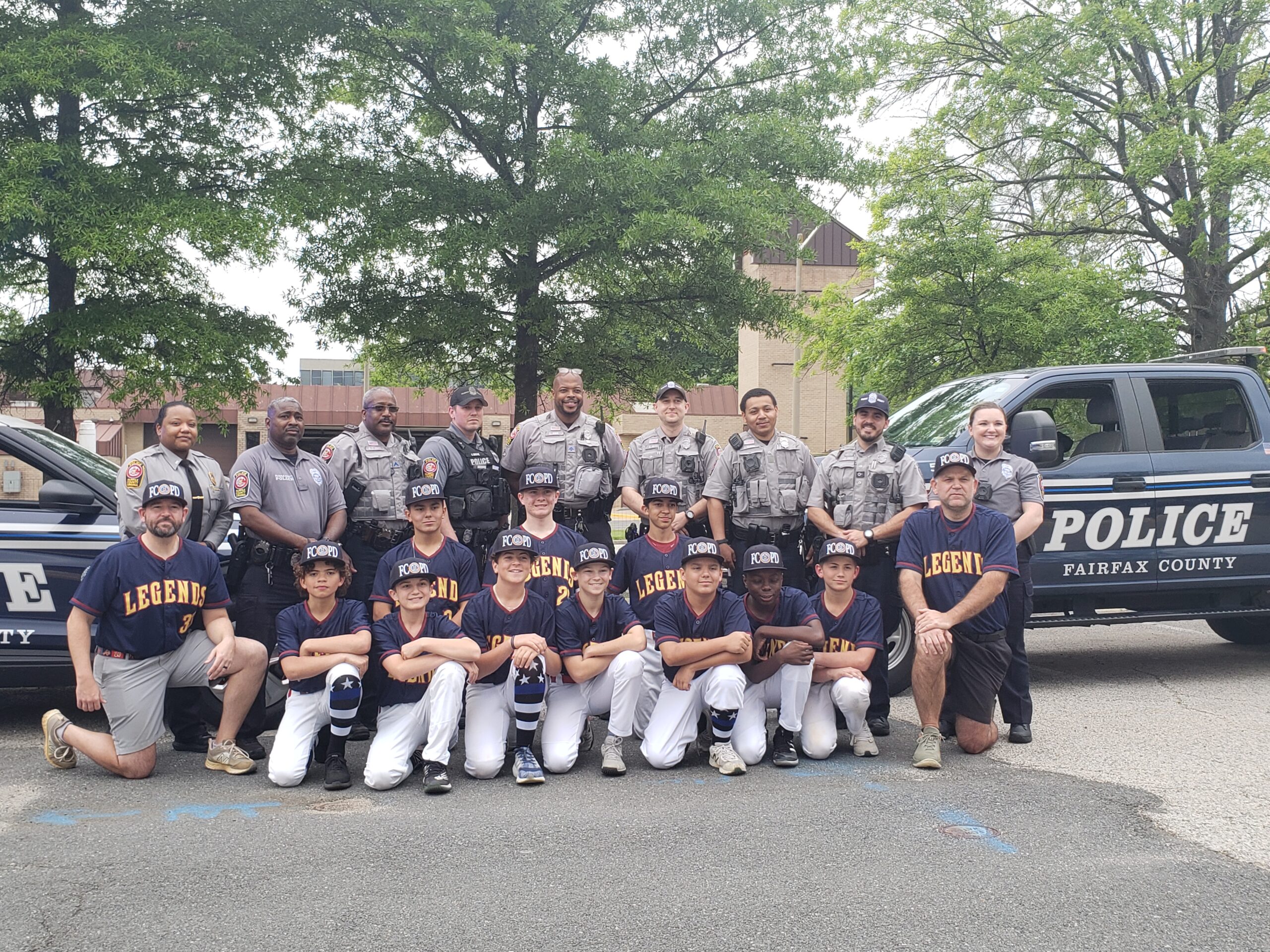 Pioneer Legends 14U representing FCPD in a tournament
